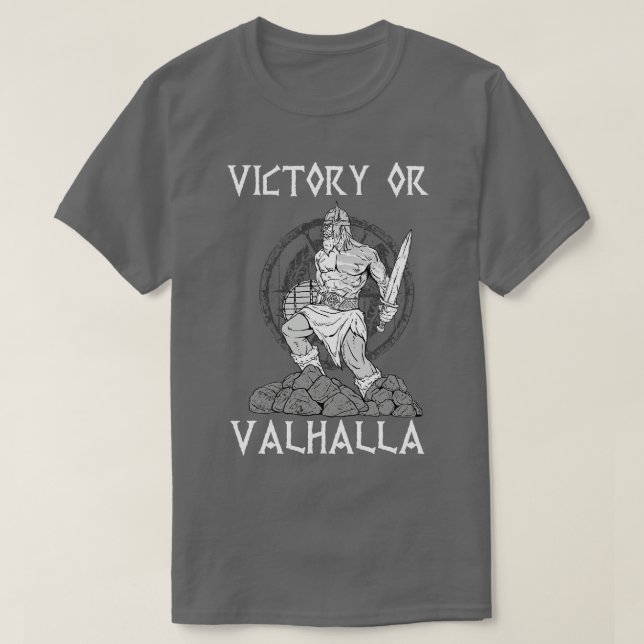 Victory eller Valhalla Viking 8 T Shirt (Design framsida)
