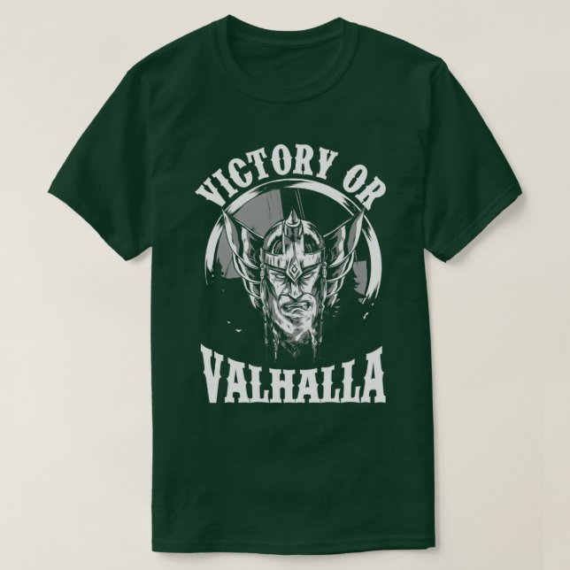 Victory eller valhalla viking Classic TShirt T Shirt (Design framsida)