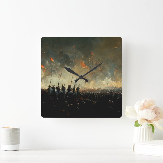 Victory Fyrkantig Klocka (Hem)