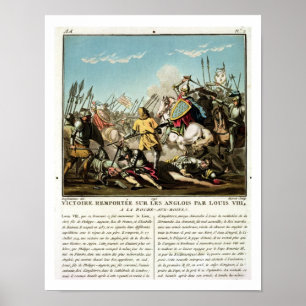 Victory Gains over the English by Louis VIII (118) Poster