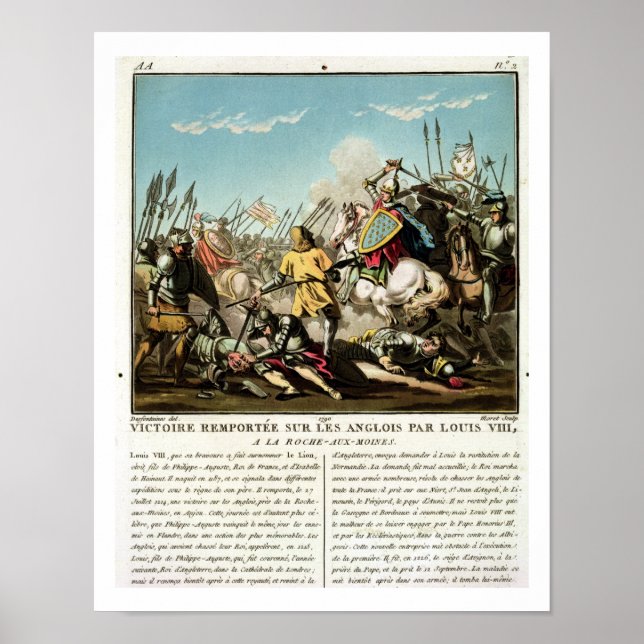 Victory Gains over the English by Louis VIII (118) Poster (Framsidan)