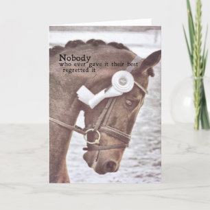 VICTORY GALLOP-gratulationskort Tack Kort