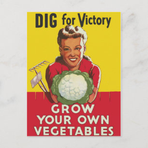 Victory Garden Vykort