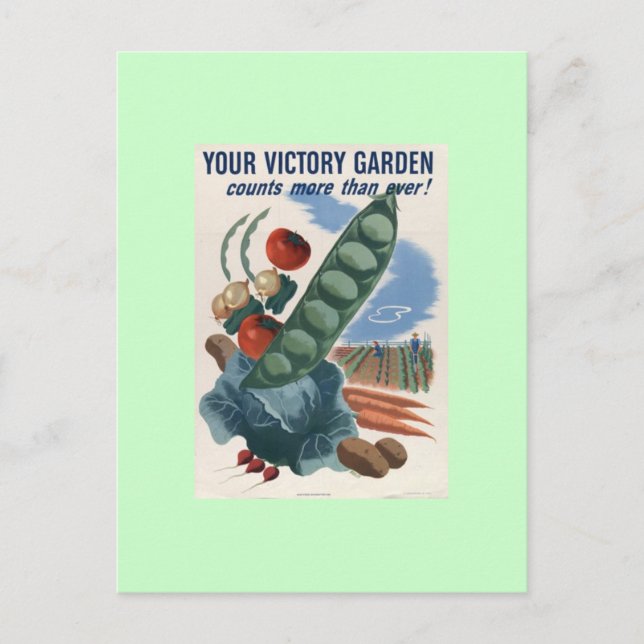 Victory Garden Vykort (Framsida)