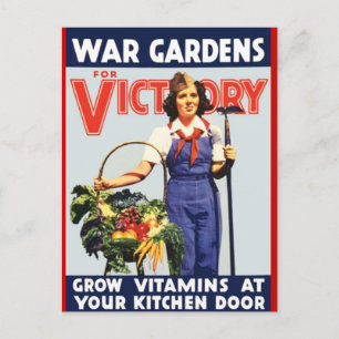 Victory Garden Vykort