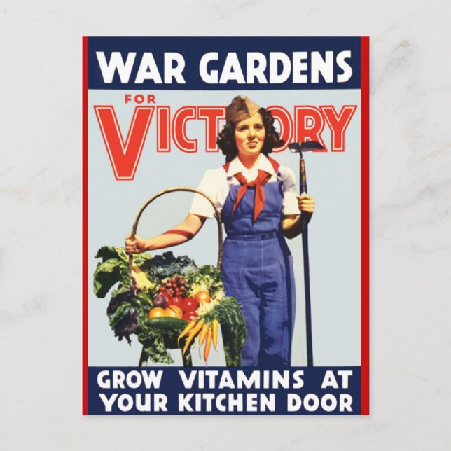 Victory Garden Vykort (Framsida)