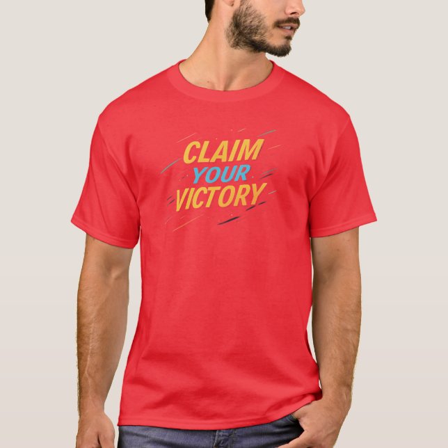 "Victory is Yours" T Shirt (Framsida)