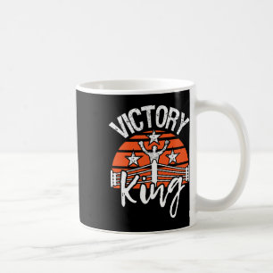 Victory King - Boxningsälskare Gymboxare Kickboxni Kaffemugg