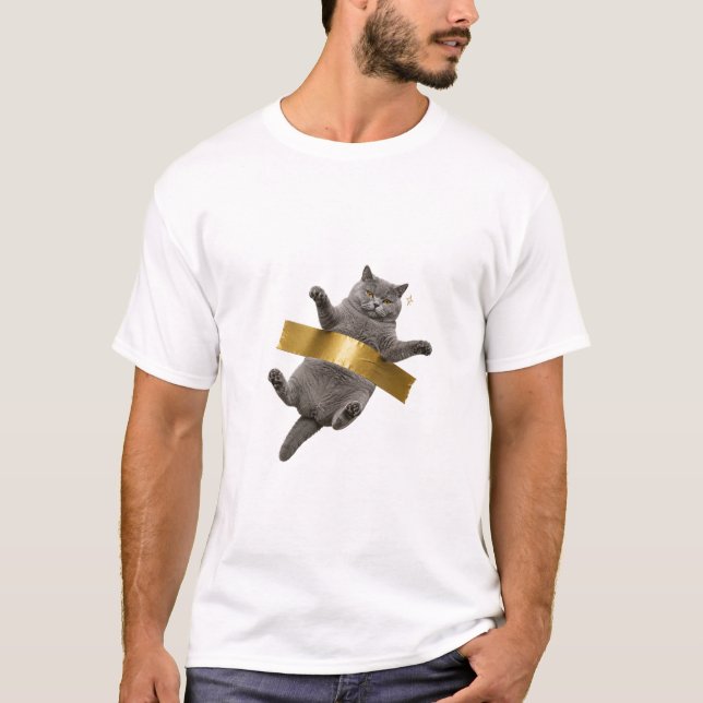 Victory Lap Britegullkatt T-Shirt (Framsida)