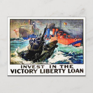 Victory Liberty Loan Vykort