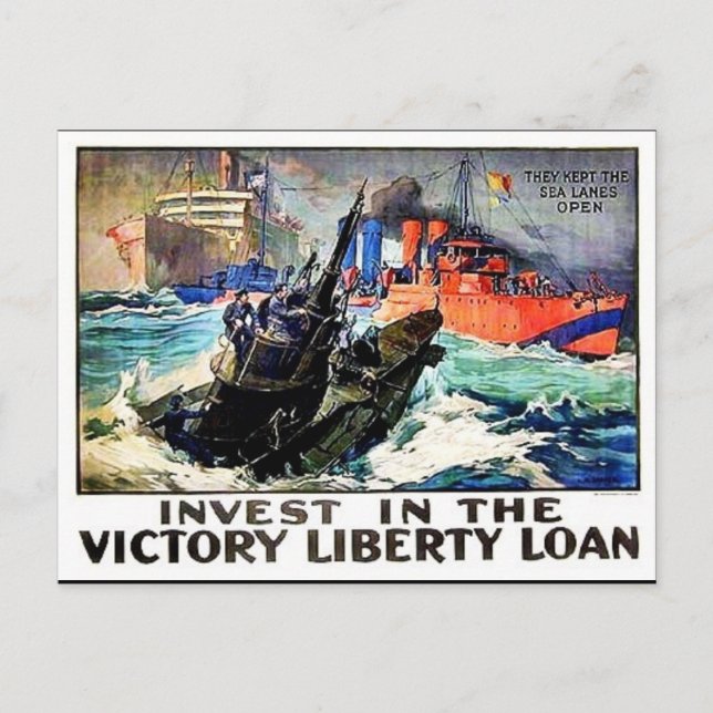 Victory Liberty Loan Vykort (Framsida)