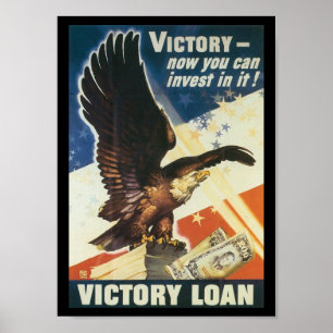 Victory Loan Världskrig 2 Poster
