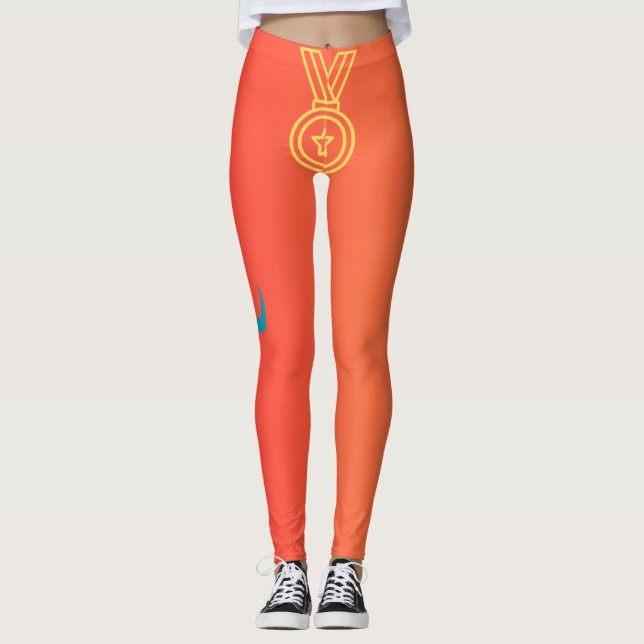 Victory Spirit Olympic-Inspired Medal Legging (Framsida)