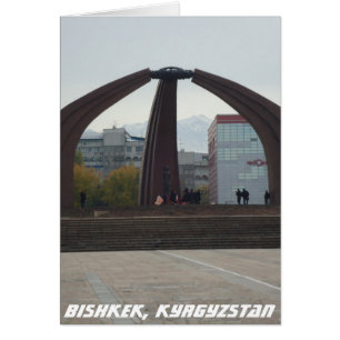 Victory Square - Bishkek, Kirgizistan Hälsningskort