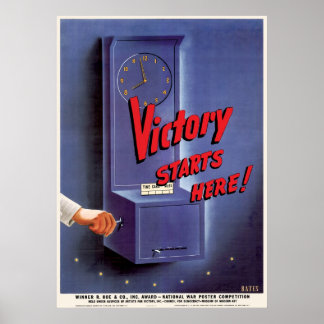 Victory Starts here Poster