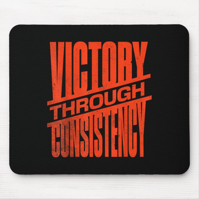 Victory Through Consistency Motivational Insration Musmatta (Framsidan)