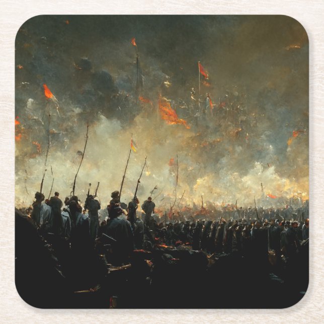 Victory Underlägg Papper Kvadrat (Framsidan)