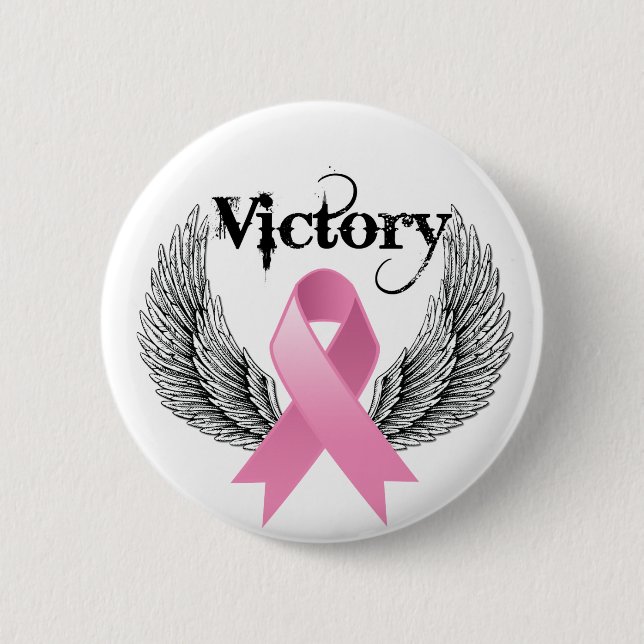 Victory Vingar Breast Cancer Knapp (Framsida)