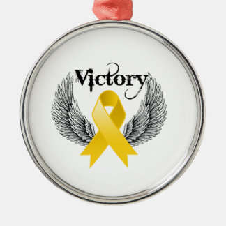 Victory Vingar - Child Cancer Julgransprydnad Metall