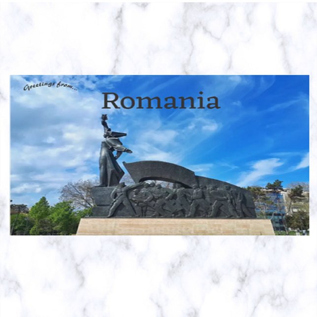 Victory's Monument Constanţa Rumänien Vykort (Skapare uppladdad)