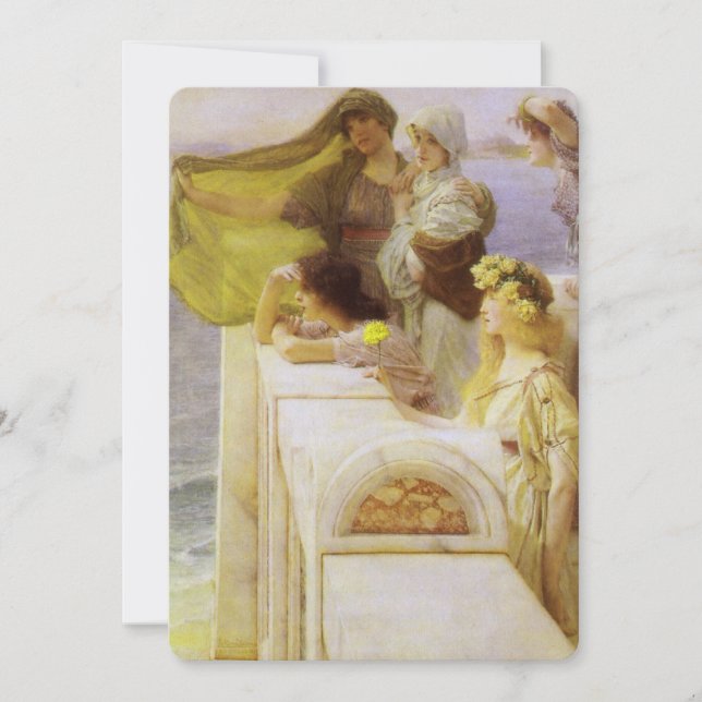 Vid Afrodites vagga av Sir Lawrence Alma Tadema (Framsida)