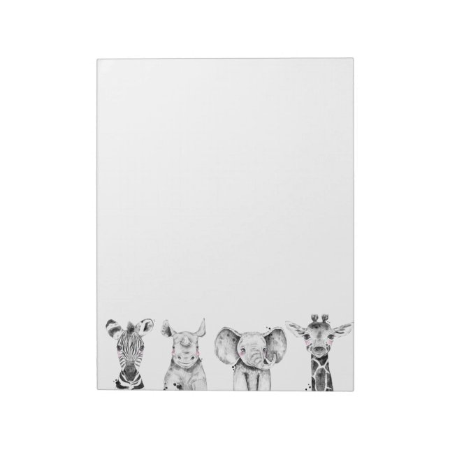 Vid Anteckningsblocket Zoo Anteckningsblock (Roterad)