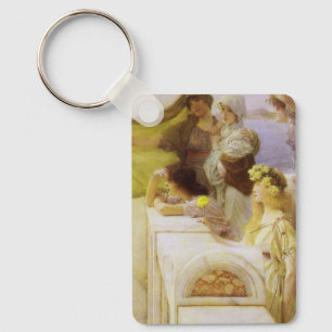 Vid Aphrodite's Cradle av Herr Lawrence Alma Tadem Nyckelring