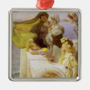 Vid Aphrodites vagga av Sir Lawrence Alma Tadema Julgransprydnad Metall