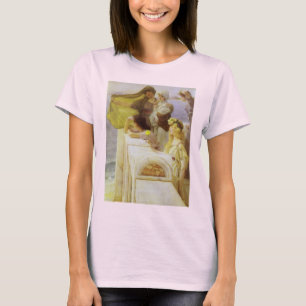 Vid Aphrodites vagga av Sir Lawrence Alma Tadema Tee Shirt