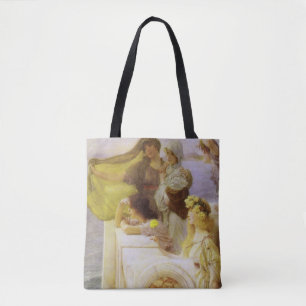 Vid Aphrodites vagga av Sir Lawrence Alma Tadema Tygkasse