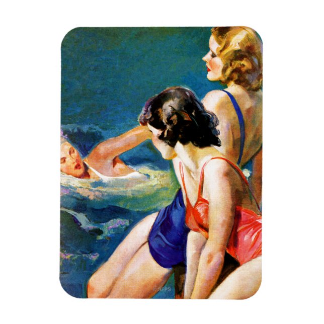 Vid Bassäng Magnet (Vertikal)