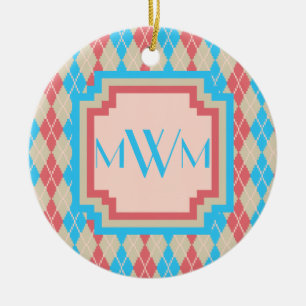 Vid Beach Argyle Ornament