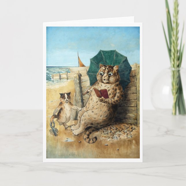 Vid Beach, Louis Wain Kort (Framsida)