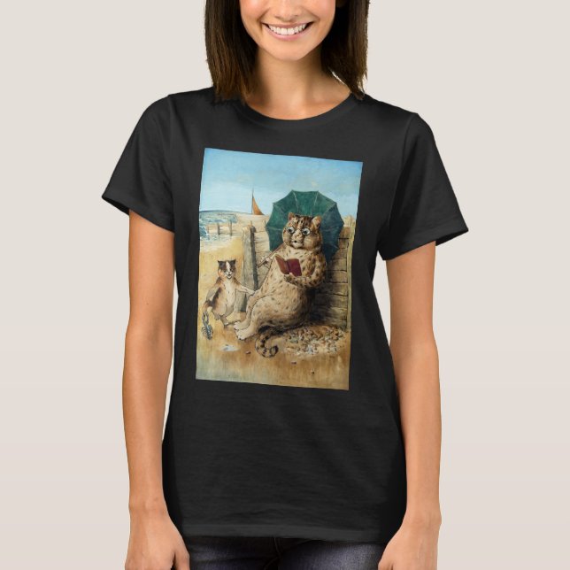 Vid Beach, Louis Wain T Shirt (Framsida)