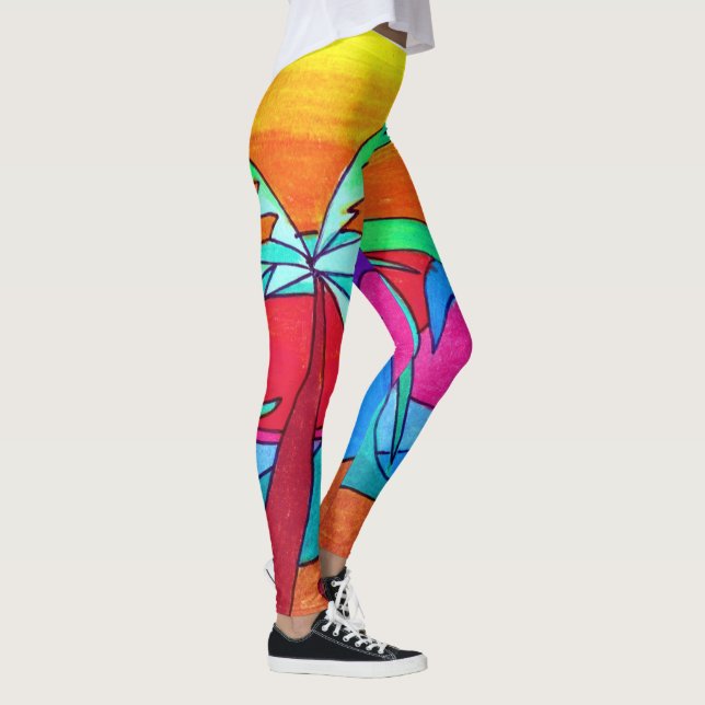 Vid benbalarna leggings (Höger)