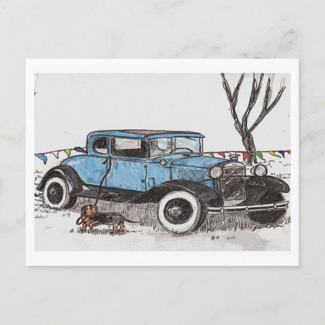 Vid bevakning vykort (Framsida)