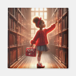 Vid Bibliotek - Röda magnet