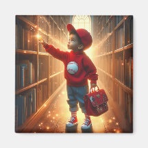 Vid Bibliotek - Röda magnet