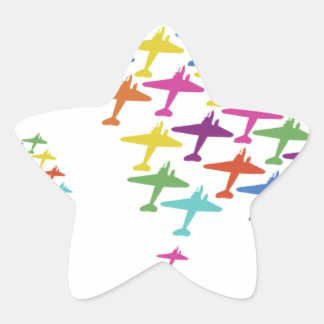 Vid bildandet av flygplanet Blegon Flight Aviation Stjärnformat Klistermärke