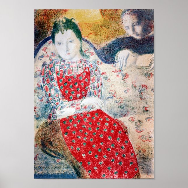 Vid Bleken Silver Soffa, Maurice Denis Poster (Framsidan)
