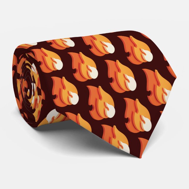 Vid brand (ikonen 3D-flamma) Slips (Rullad)
