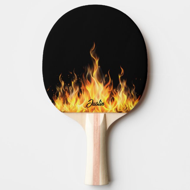 Vid brand-Personlig Pingisracket (Framsidan)