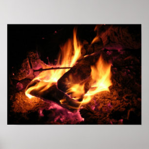 Vid brand poster