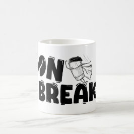 Vid brytning kaffemugg