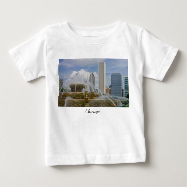 Vid Buckingham Fontän T Shirt (Framsida)