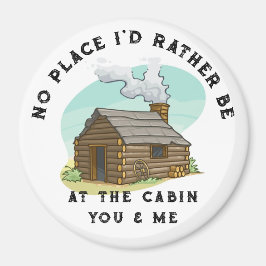 Vid Cabin You & Me Gift / Souvenir Magnet