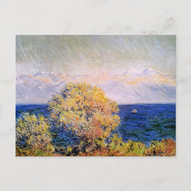 Vid Cap d'Antibes, Mistralvind, Vykort (Framsida)