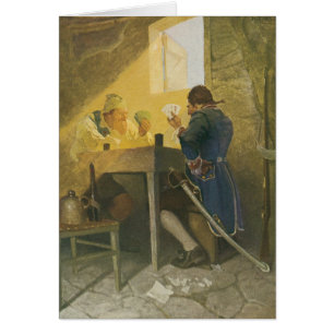 Vid Cards i Clunys bur av NC Wyeth Hälsningskort