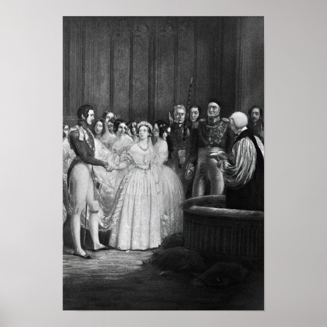 Vid ceremonin i bröllop poster (Framsidan)