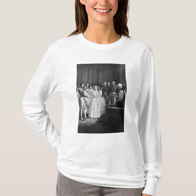 Vid ceremonin i bröllop t-shirt (Framsida)